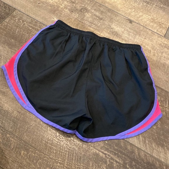NIKE Purple Pink Blue Running Workout Athletic Tempo Shorts Medium - Picture 6 of 7